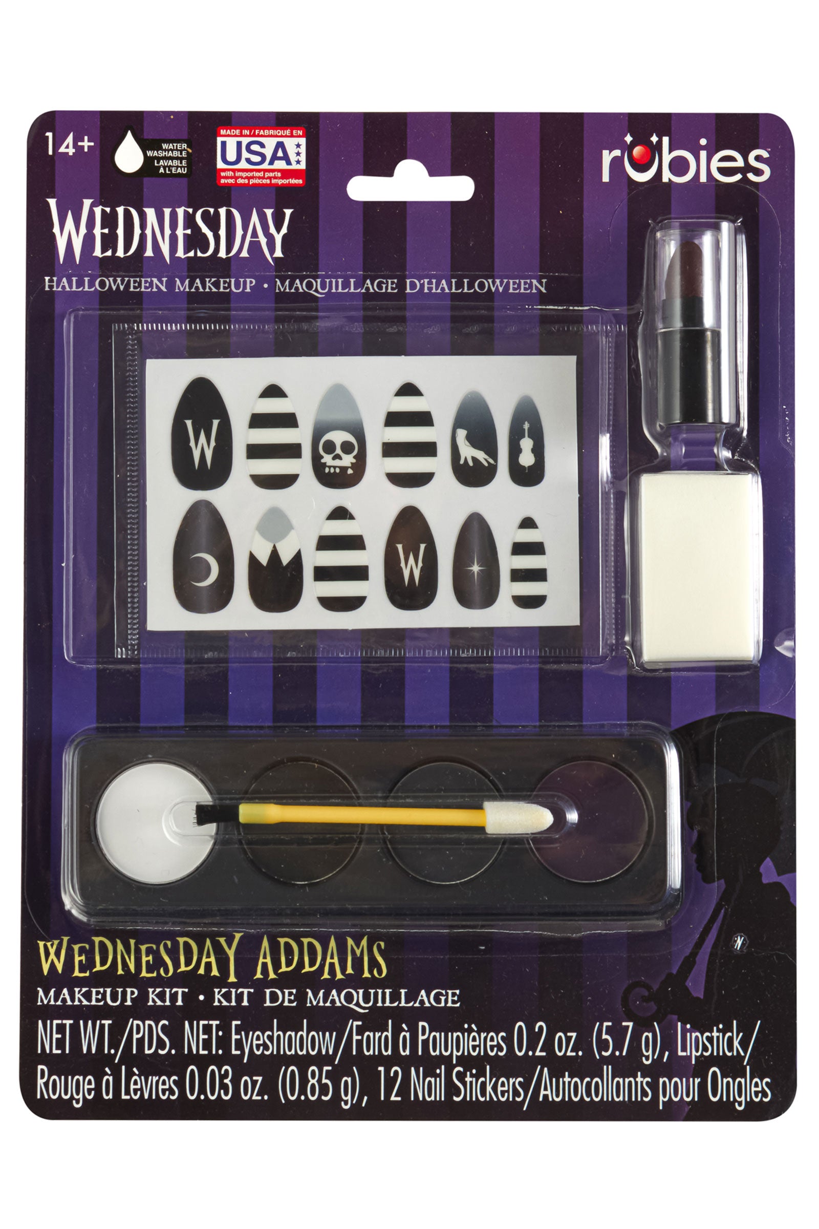 Wednesday Addams Halloween Makeup Kit