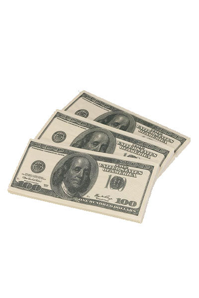 Money Napkins Display