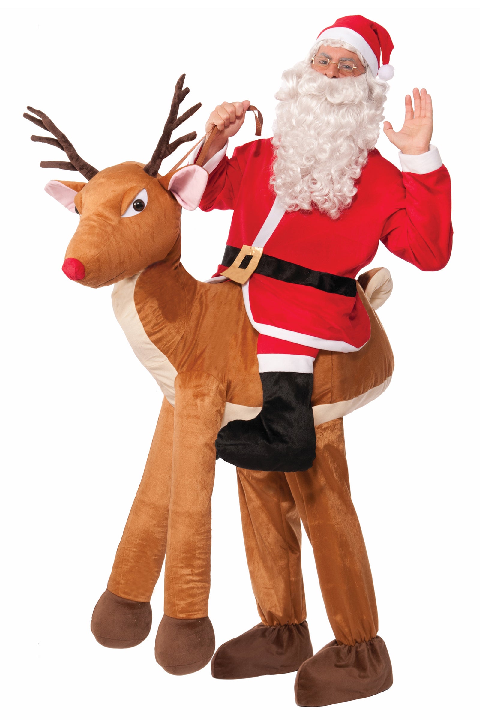 Santa Ride A Reindeer Adult Costume